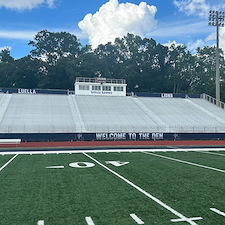 3-Step-Pressure-Washing-Process-Revitalizes-these-Stadium-Bleachers-in-Hampton 0