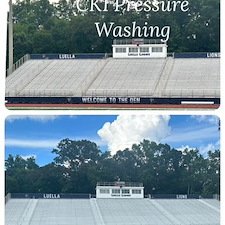 3-Step-Pressure-Washing-Process-Revitalizes-these-Stadium-Bleachers-in-Hampton 1