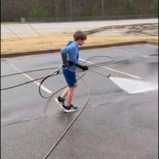 Commercial-Pressure-Washing-at-Our-Local-Church 1