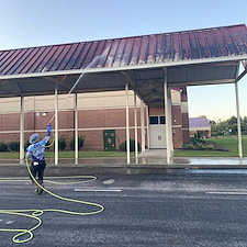 Dramatic-Before-and-After-Metal-Roof-Wash-in-McDonough-GA 0