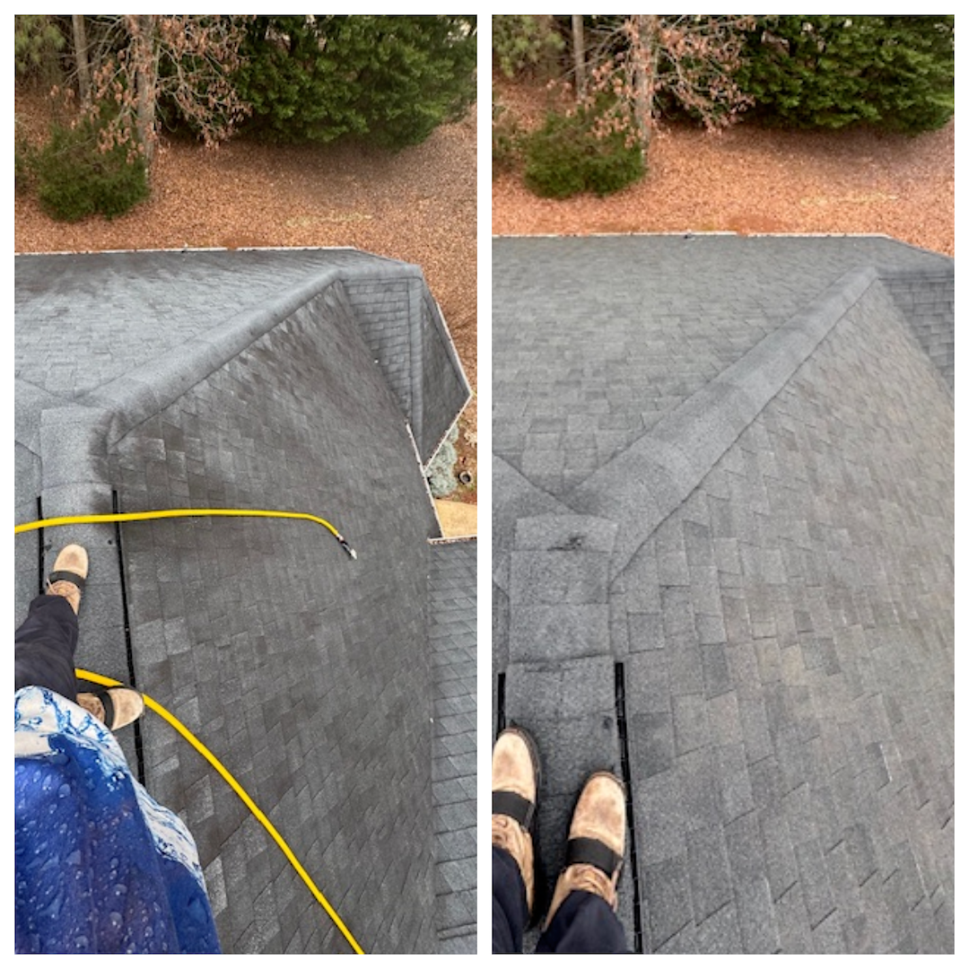 How CK1 Pressure Washing Saved a Homeowners Insurance with Professional Soft Wash Roof Cleaning