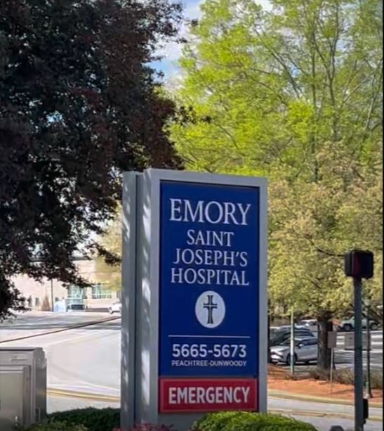 Quality Commercial Pressure Washing at Emory St. Josephs Hospital