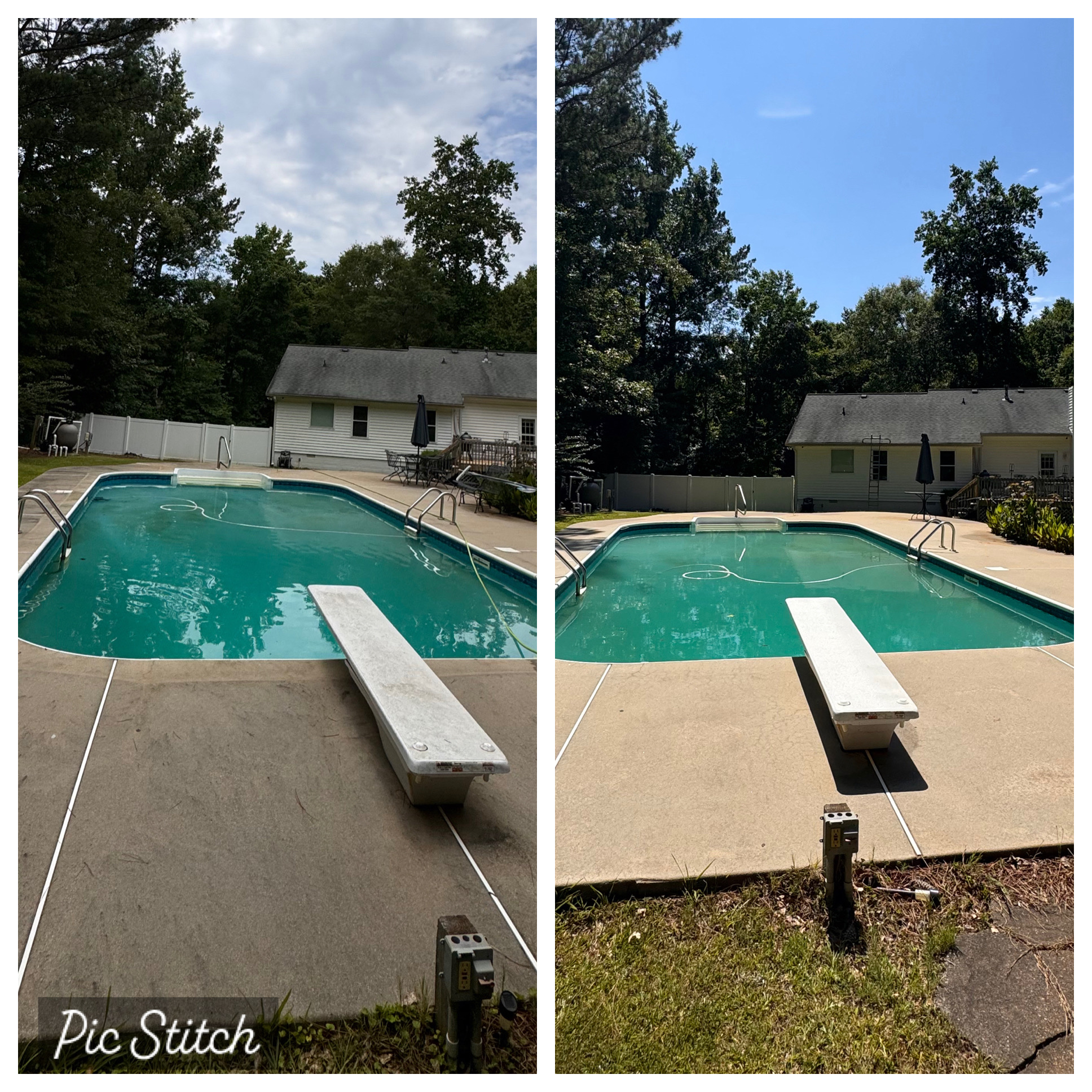 Refreshed Pool Deck Cleaning in McDonough, GA