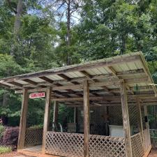 Slowing-Down-the-Decaying-Process-on-this-Out-Door-Wooden-Gazebo-in-McDonough-GA 1