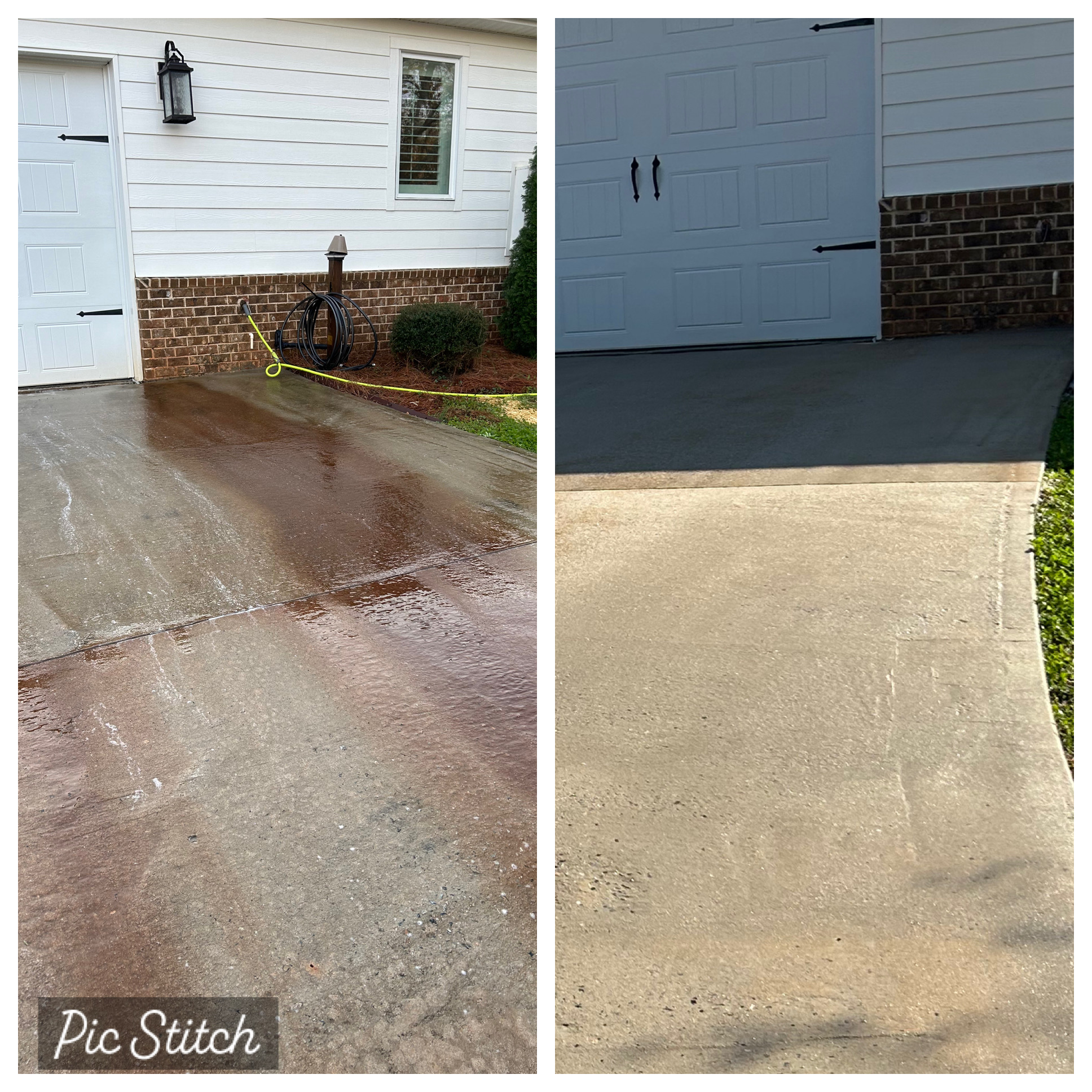 You Can NOT Pressure Wash Rust Stains Off!!